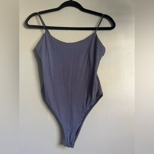 Gray Zara bodysuit